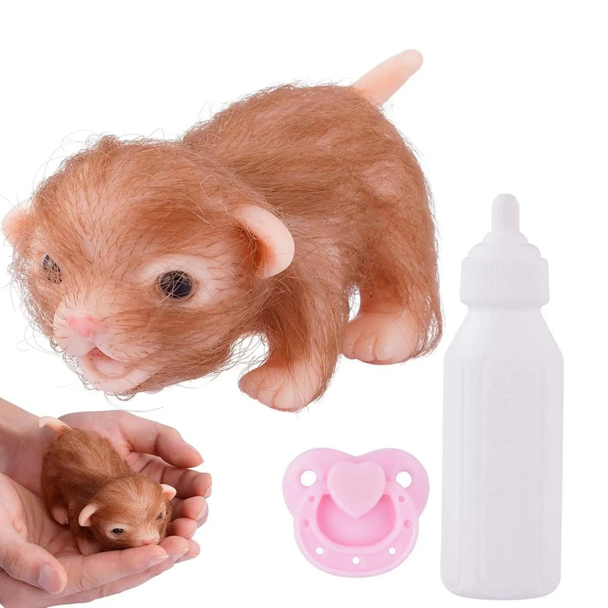 Mini Cachorrinho Reborn Silicone Sólido (Lançamento)