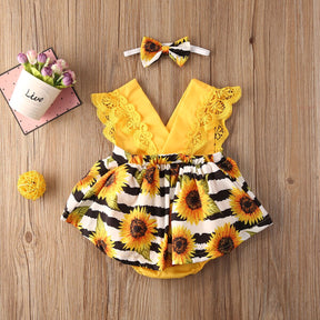 Romper Baby Fruit com Laço