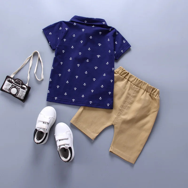 Conjunto Infantil Masculino Polo 2 Peças