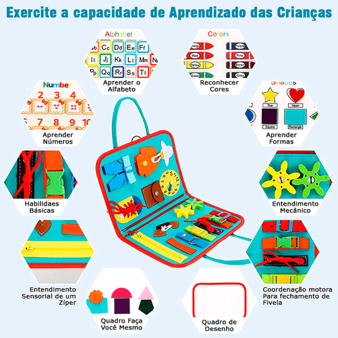 Mala Sensorial Montessori - Desenvolva seu filho