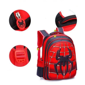 Mochila Infantil Homem Aranha à Prova d'Água