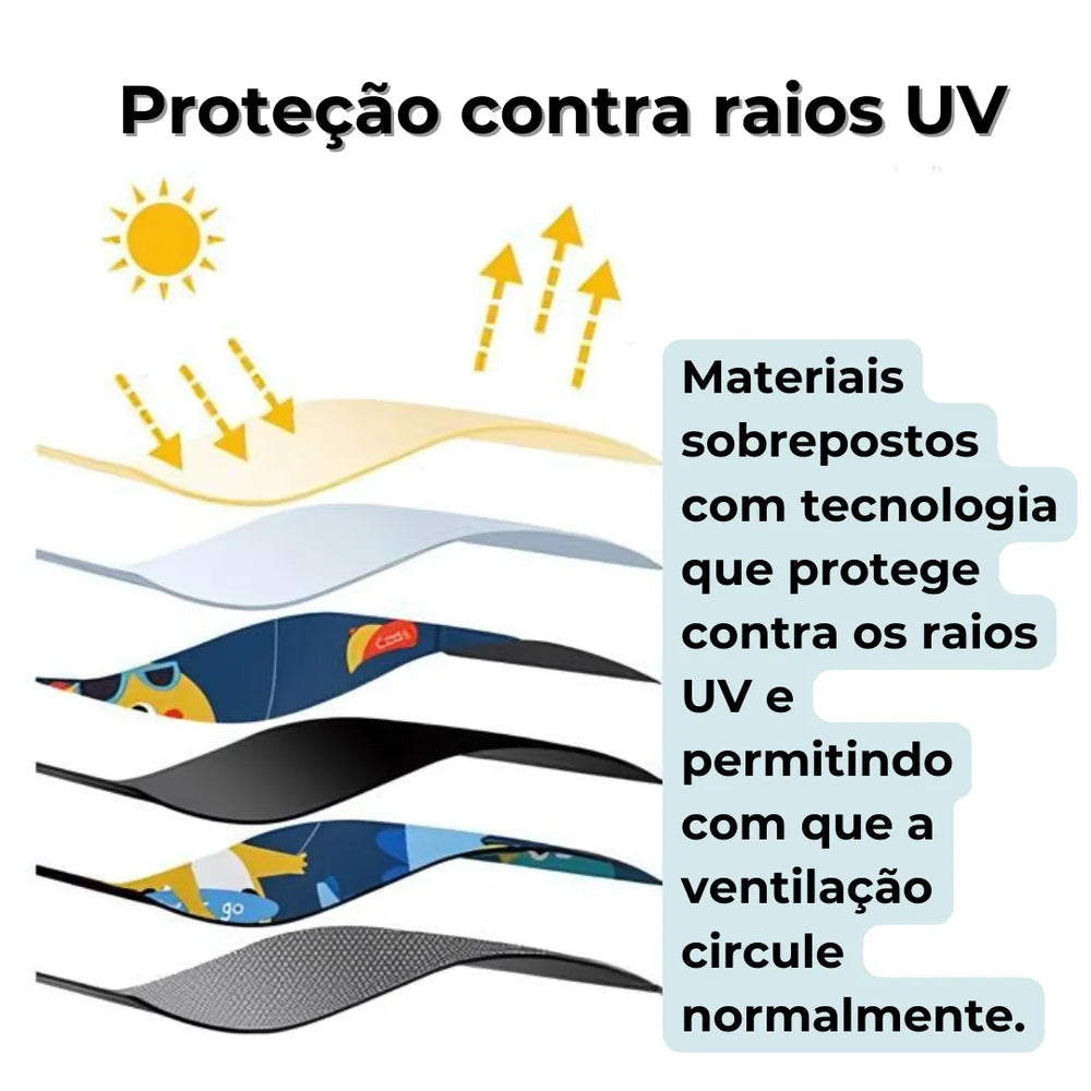 Protetor Solar Lateral Magnético com Desenhos Animados para Carros