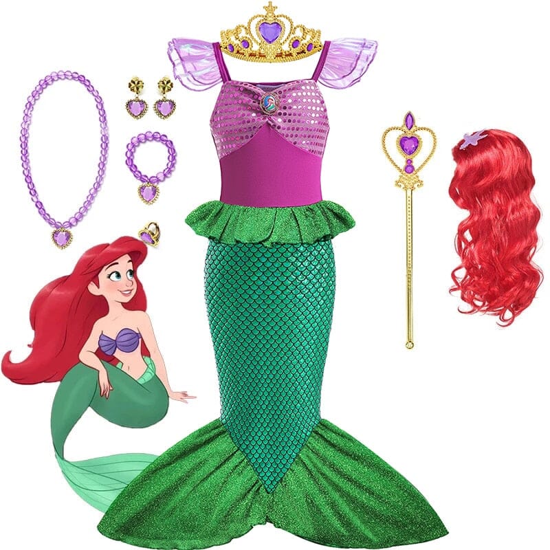 Fantasia Infantil Sereia Ariel