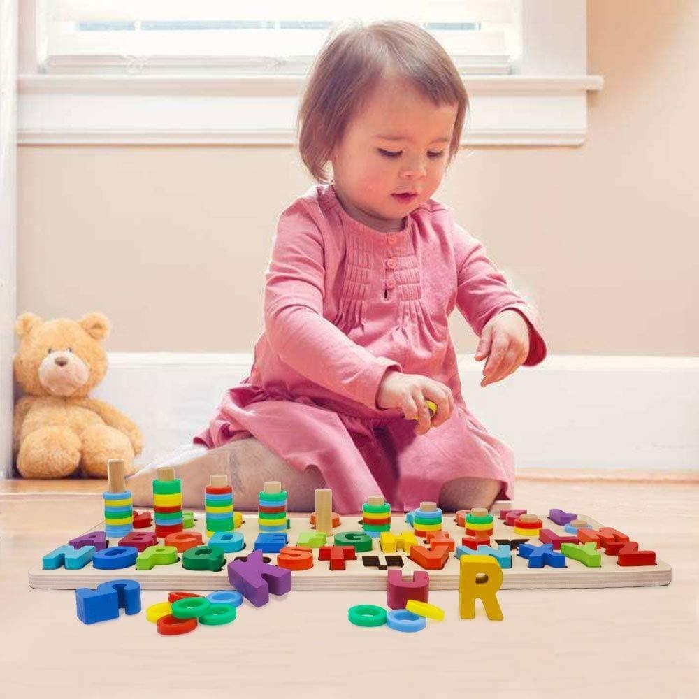 Brinquedo Kit Desenvolvimento Infantil: Coordenação, Paciência e Raciocínio Lógico Bambini