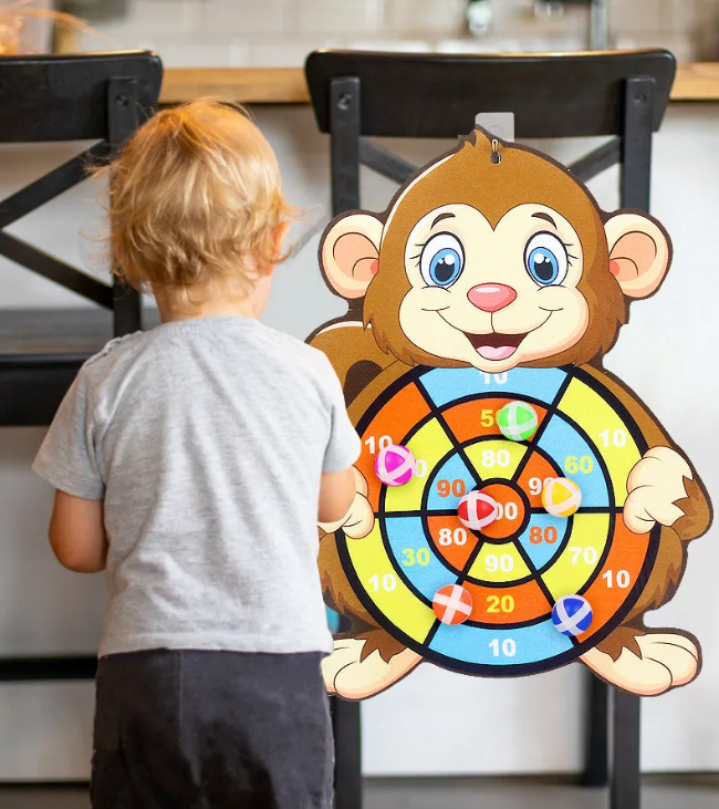 Jogo Interativo Bola Ao Alvo - DartBoard Infantil Montessori