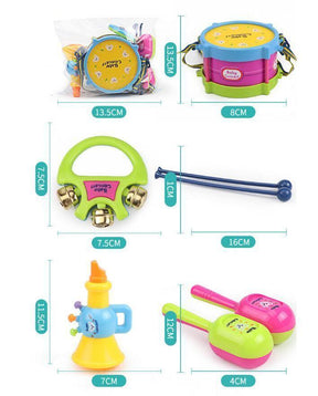 Baby Concert - Kit com 5 Instrumentos Musicais Infantis