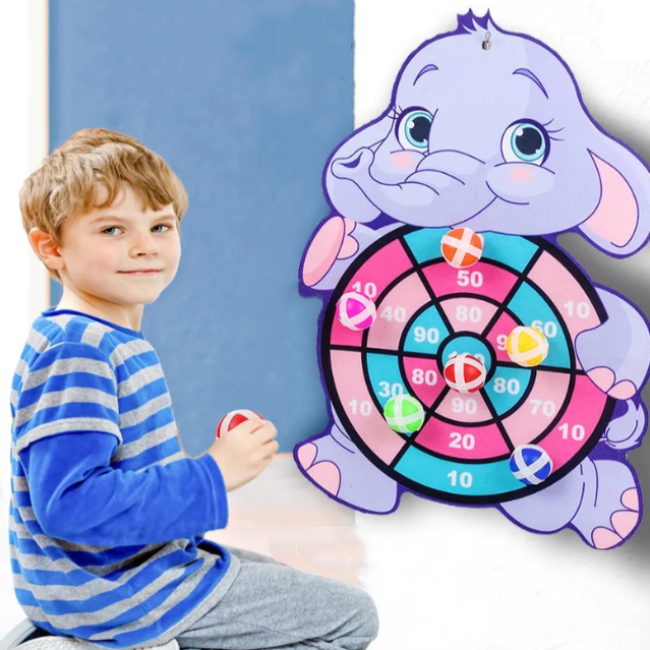 Jogo Interativo Bola Ao Alvo - DartBoard Infantil Montessori