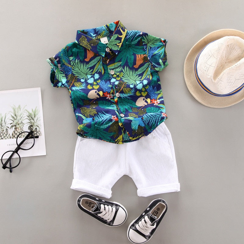 Conjunto Camiseta e Shorts Baby Summer