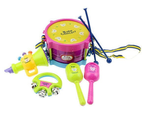 Baby Concert - Kit com 5 Instrumentos Musicais Infantis